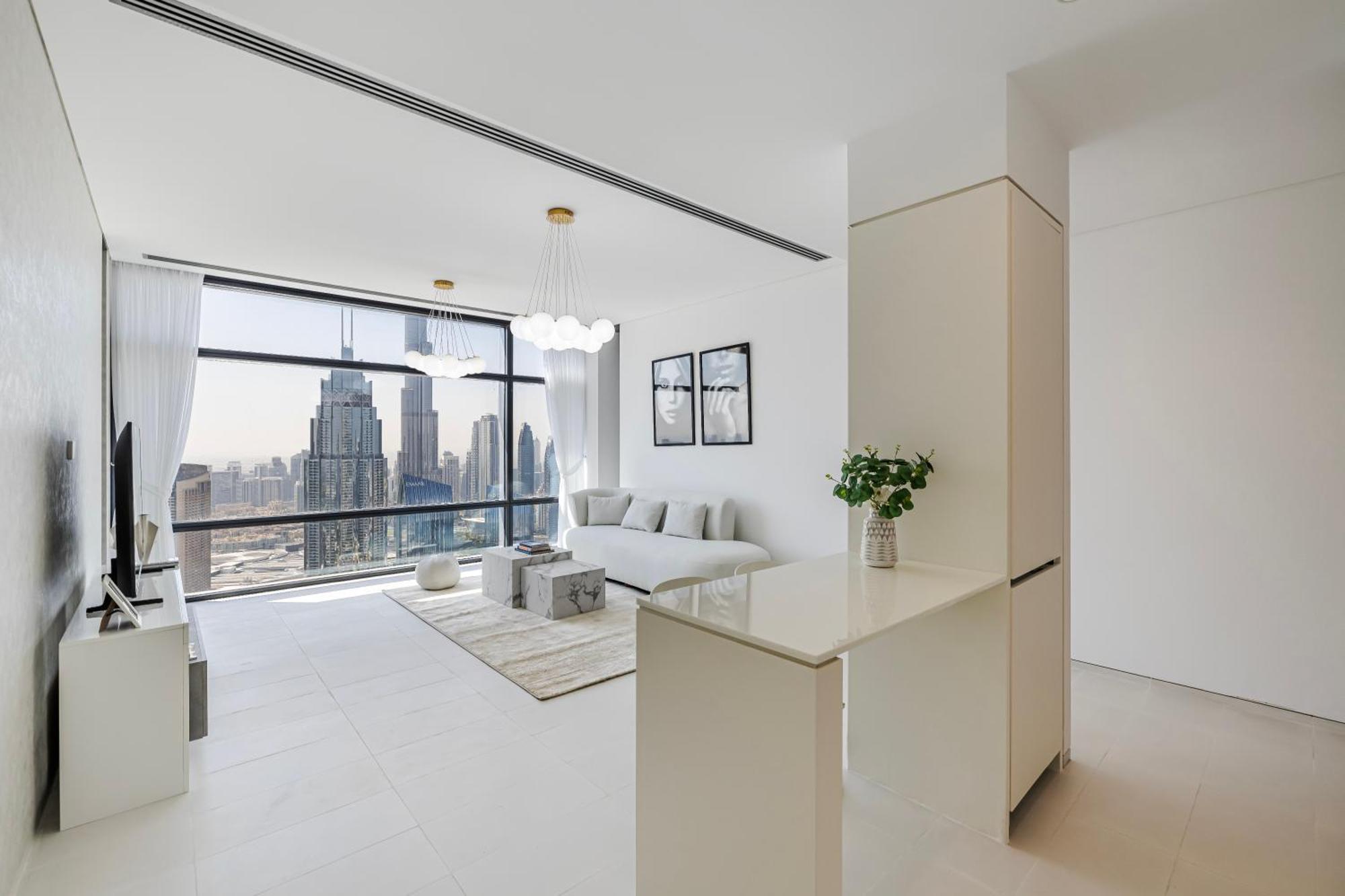 1Br Burj Khalifa View Index Tower Difc Apartment Dubai Exterior foto