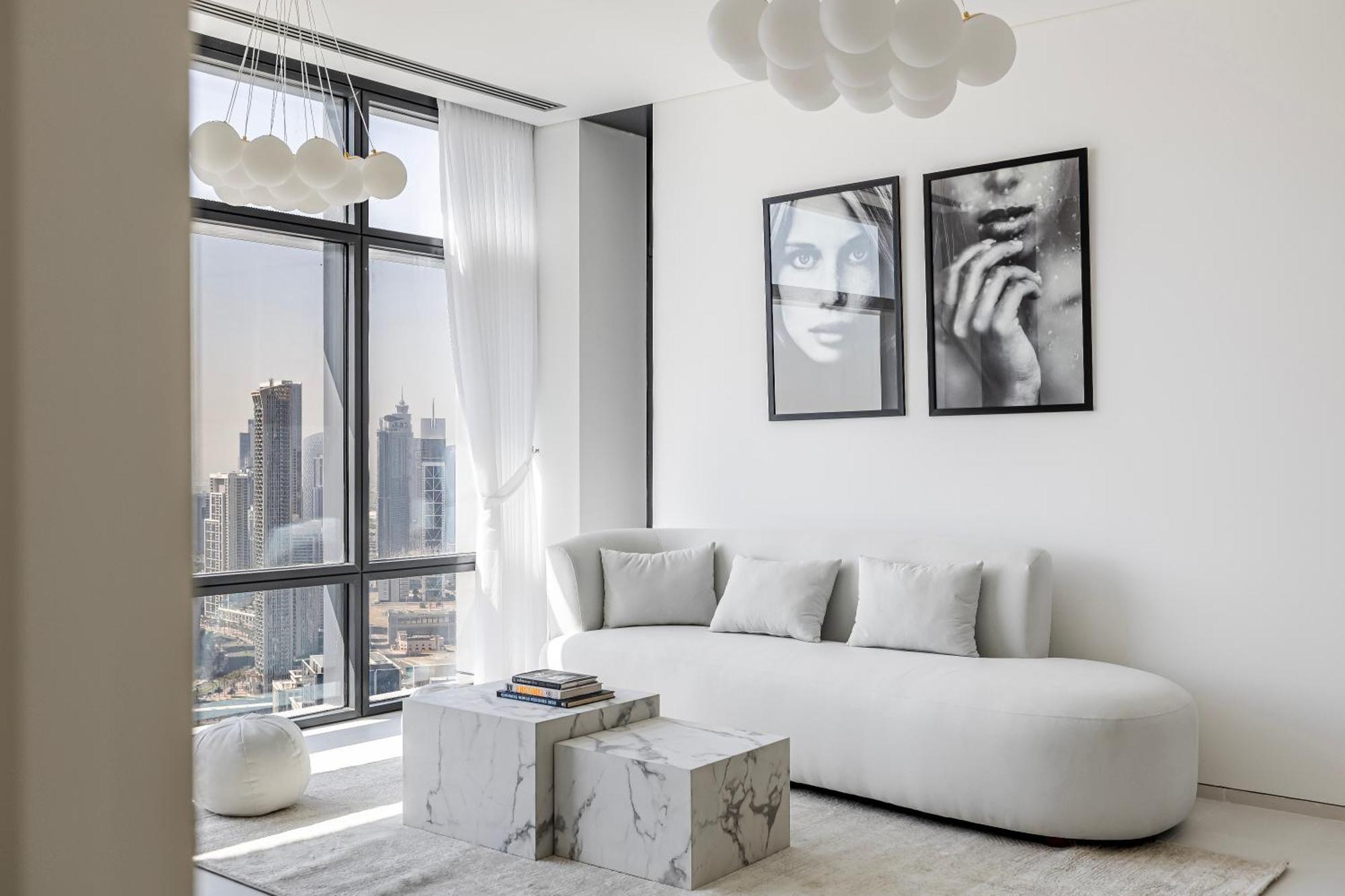 1Br Burj Khalifa View Index Tower Difc Apartment Dubai Exterior foto