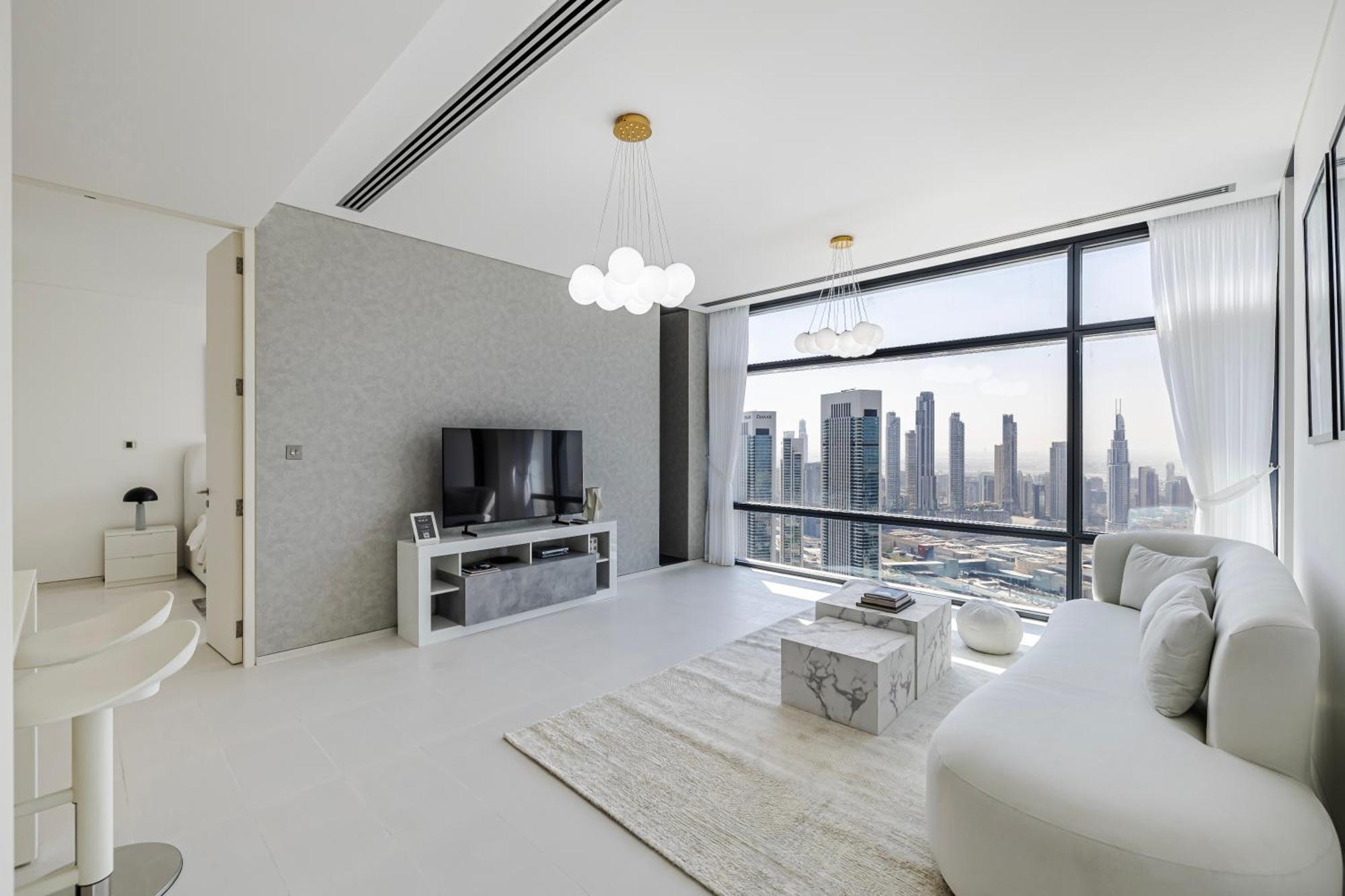 1Br Burj Khalifa View Index Tower Difc Apartment Dubai Exterior foto
